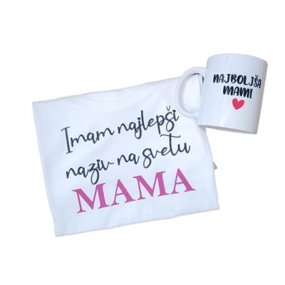 Komplet za materinski dan - Majica+ skodelica