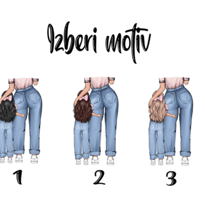 Skodelica za materinski dan - punčka