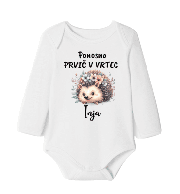 Bodi - Ponosno prvič v vrtec - ježek