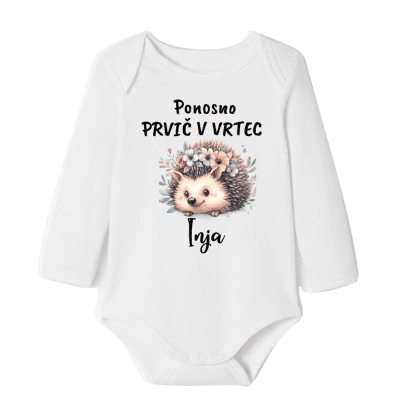 Bodi - Ponosno prvič v vrtec - ježek
