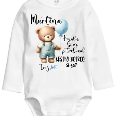 Bodi za krst - Medo z balonom