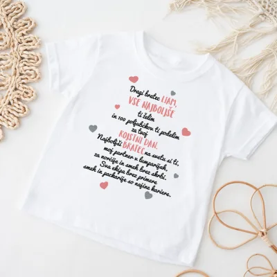 Alternative view of Bodi - Čestitka za bratca/sestrico