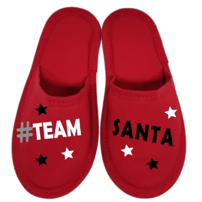 Personalizirani božični copati - Team santa