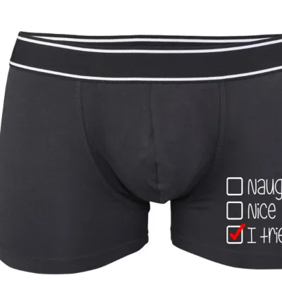 Personalizirane spodnjice - Naughty nice I tried