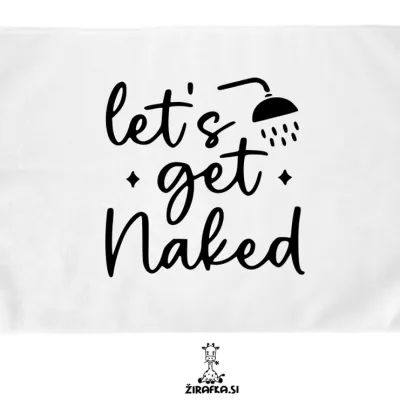 Alternative view of Personalizirana brisača - Let's get naked