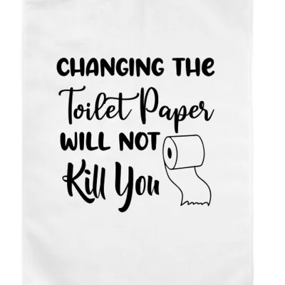 Alternative view of Personalizirana brisača - Changing the toilet paper will not kill you