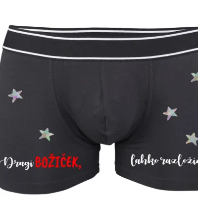 Personalizirane spodnjice - Dragi BOŽIČEK, lahko razložim...