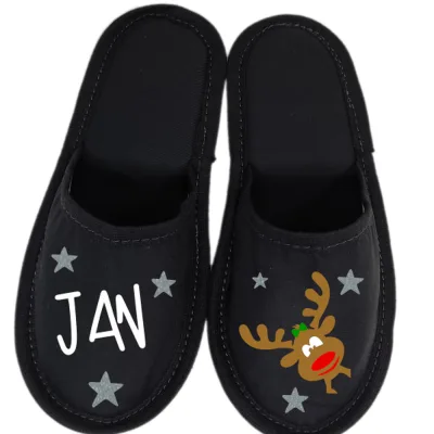 Personalizirani božični copati - Jelenček z imenom
