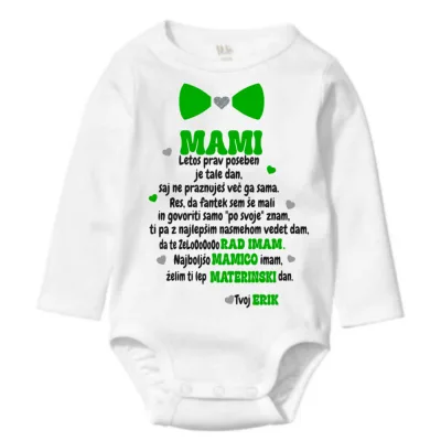 Alternative view of Bodi za materinski dan - Res da punčka/fantek sem še mali/-a