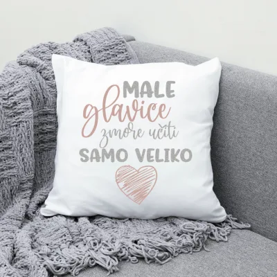 Personalizirana blazina za vzgojiteljice - Male glavice