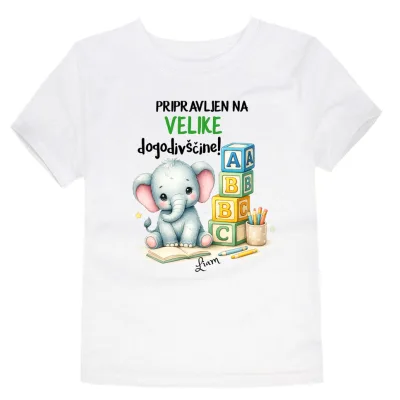 Majica za 1. razred - Pripravljen/-na na nove dogodivščine - slika 4